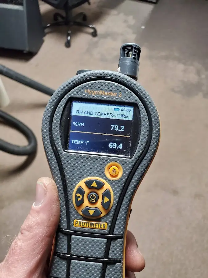 Moisture meter humidity assessment for Fire & Smoke Damage Restoration in East Hills